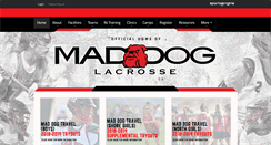 Desktop Screenshot of maddoglax.com